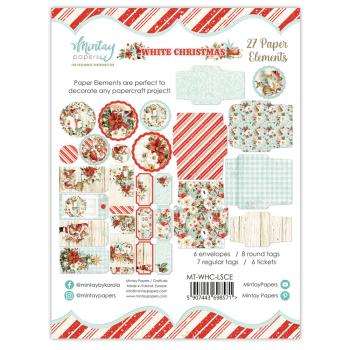 Mintay Papers Paper Elements White Christmas 27 pcs