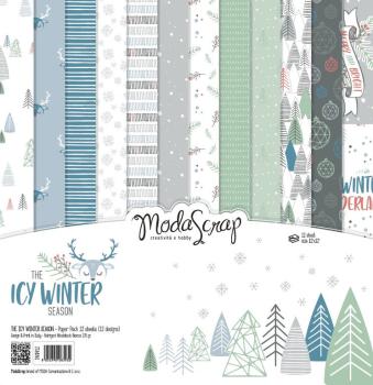 ModaScrap 12x12 Paper Pack The Ice Winter Season