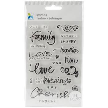 Momenta Crafts Clear Stamp Family (29681)