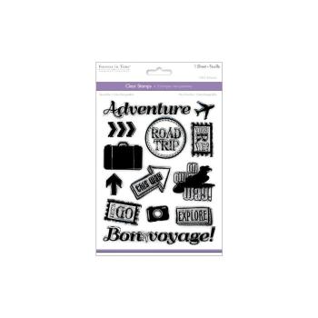 Multicraft Clear Stamps Let's Travel