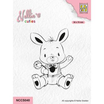 NCCS040 Nellie Snellen Clear Stamp Bunny