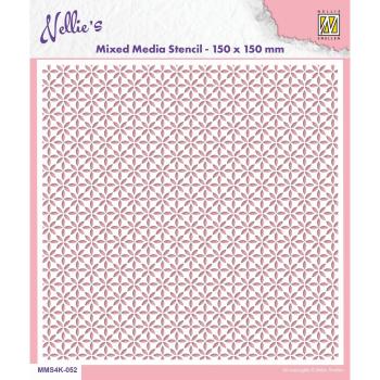 Nellie Snellen Mixed Media Stencil Stars #052
