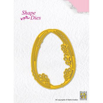 Nellie Snellen Shape Dies Frame Eggshape #SD302