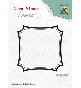 Nellie´s Choice Clear Stamp Frames Square #001
