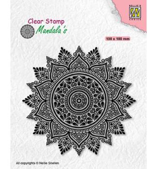Nellie´s Choice Clear Stamp Mandala Sunflower 008