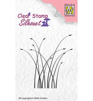 Nellie´s Choice Silhouette Clear Stamp Blooming Grass #SIL032