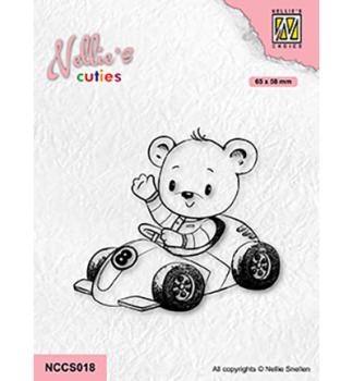 Nellie´s Cuties Clear Stamp Young Driver #018