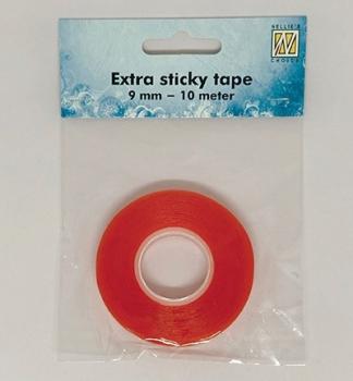 Nellie Extra Sticky Tape 9mm x 10m XST003