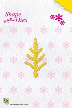 Nellie Shape Dies Christmas Pine Branch #SD021