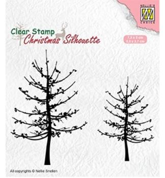 Nellie Snellen Clear Stamp Leafless Trees #CSIL010