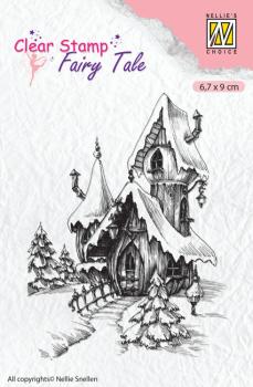 Nellie Snellen Clear Stamps Fairy Winter Castle #FTCS011