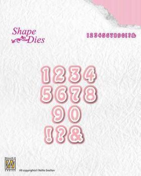 Nellie Snellen Shape Dies Numbers (Zahlen) #SD121