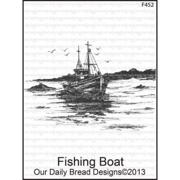 Our Daily Bread Designs Cling Stamp Fishing Boat