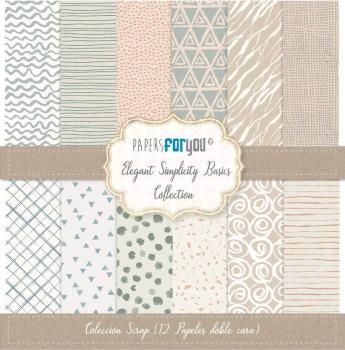 Papers For You 12x12 Paper Pad Elegant Simplicity Basics #3311