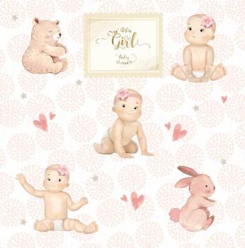 PFY 12x12 Paper Pad Baby Girl World #3450