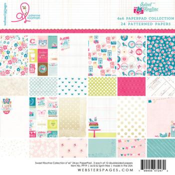 Webster Pages 6x6 Paper Pad Sweet Routine #PP19
