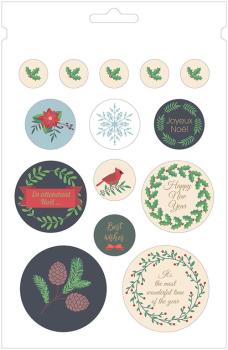 Artemio Bloc 168 Stickers Merry Christmas