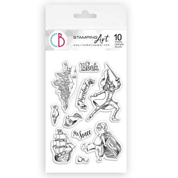 Ciao Bella Clear Stamps Hook & Mr Smee #14