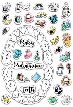 Ciao Bella Clear Stamp BuJo Baby #6070