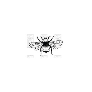 Paper Parachute Cling Rubber Stamps Small Flat Bee