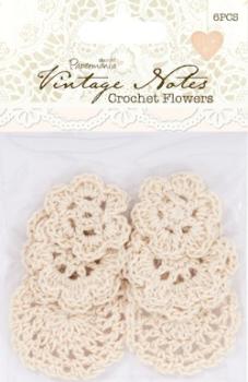 Papermania Vintage Notes Crochet Flowers #368500