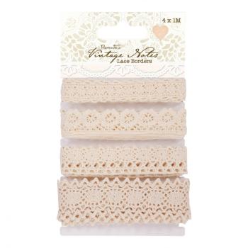 Papermania Vintage Notes Lace Borders #367401