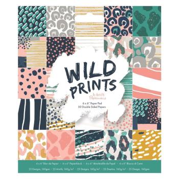 Papermania 6x6 Inch Paper Pad Wild Prints #PMA160513