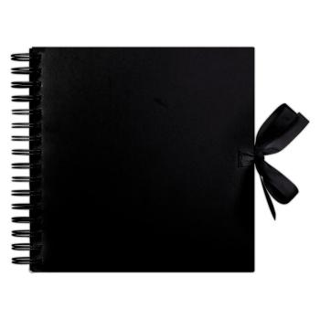 Papermania 8x8 Scrapbook Album Black #PMA101404