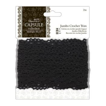 Papermania Capsule Jumbo Crochet Trim Midnight Blush #358206