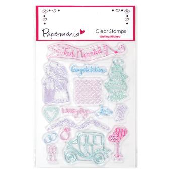 Papermania Clear Stamps Getting Hitched (Hochzeit)