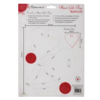 Papermania Heart Gift Box Template