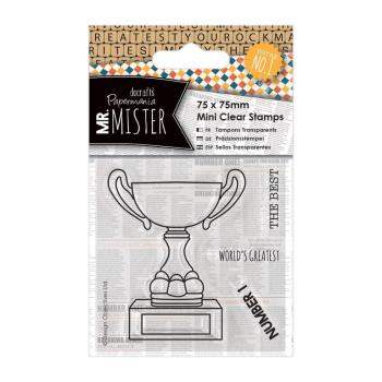 Papermania Mini Clear Stamps Mr Mister Trophy