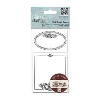Papermania Tall Urban Stamp Oval Frame #907189