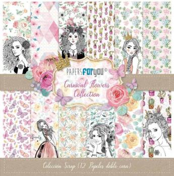 Papers For You 12x12 Paper Pad Carnival Flowers #2561
