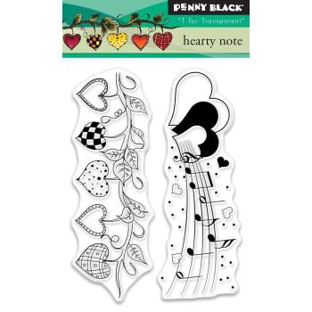 Penny Black Clear Stamp Set Hearty Note #30454