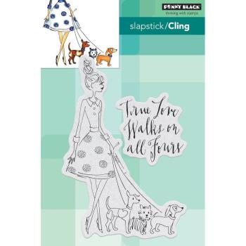 Penny Black Cling Stamp All Fours #PB40606