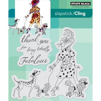 Penny Black Cling Stamp Totally Fabulous