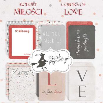 SALE Piatek 13 Journaling Cards Colors of Love #120