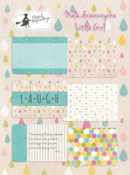 SALE Piatek 13 Set of Journaling Cards Little Girl #141