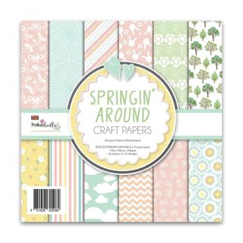 Polkadoodles 6x6 Paper Pack Springin' Around #8129