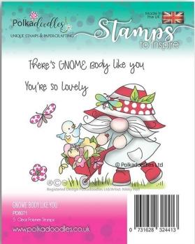 Polkadoodles Clear Stamps There's Gnome Body Like You PD8071