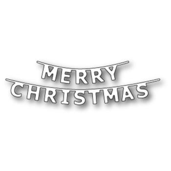 Poppystamps Stanze Merry Christmas Banner