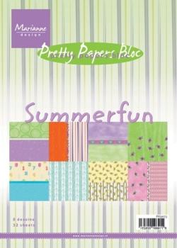Pretty Papers A5 Paper Pad Summerfun PK9073