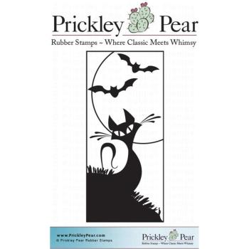 Prickley Pear Cling Stamps  Midnight Cat