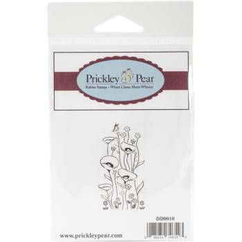 Prickley Pear Cling Stamps Poppies Garden