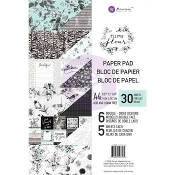 Prima Marketing A4 Paper Pad Flirty Fleur #597535