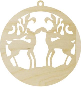 Pronty Christmas Deco 2 Deers #003