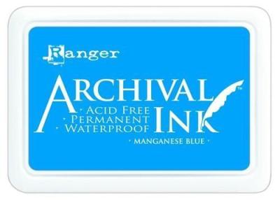 Ranger Archival Ink Pad Manganese Blue
