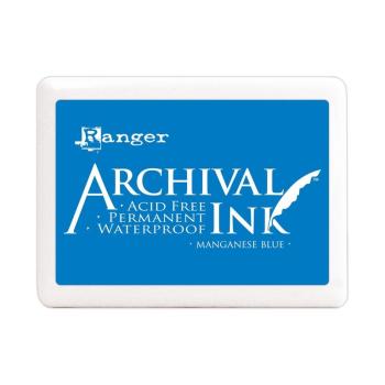 Ranger Archival Jumbo Ink Pad Manganese Blue