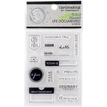 Ruby Rock-It Clear Stamps Life Documented #FUN76